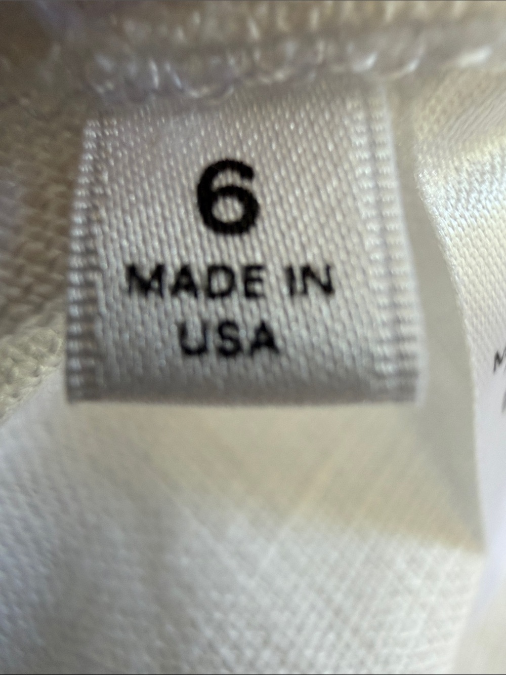 REFORMATION WHITE LINEN STILTON TOP SIZE 6 SQUARE NECK SMOCKED PUFF SLEEVE - Picture 15 of 16